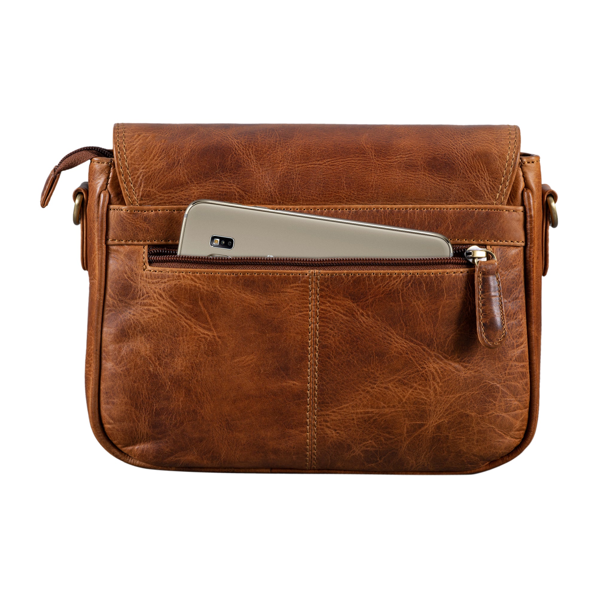 Leder Handtasche Damen braun