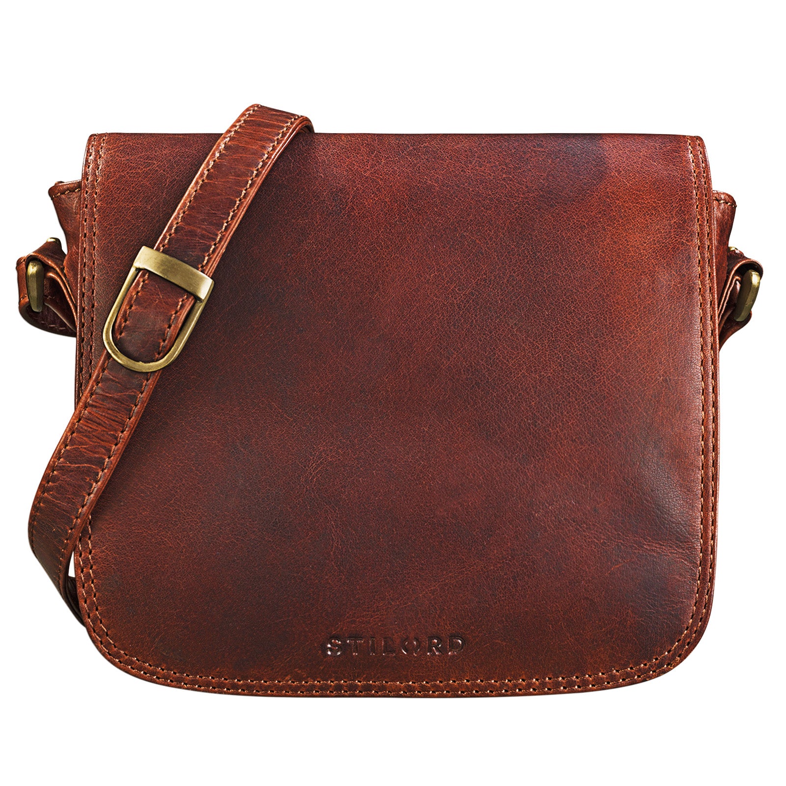 Leder Damen Handtasche braun