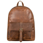Vintage Rucksack Groß Frontalansicht