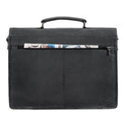 Lehrertasche Leder klassisch schwarz