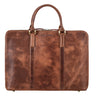 "Clover"  Schmale Arbeitstasche Damen Leder Elegant
