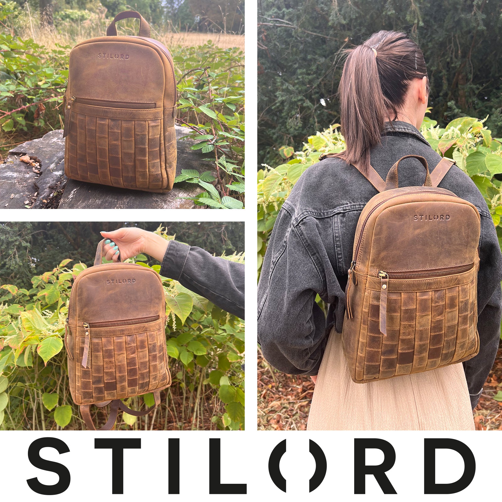 lederrucksack damen vintage echtleder 