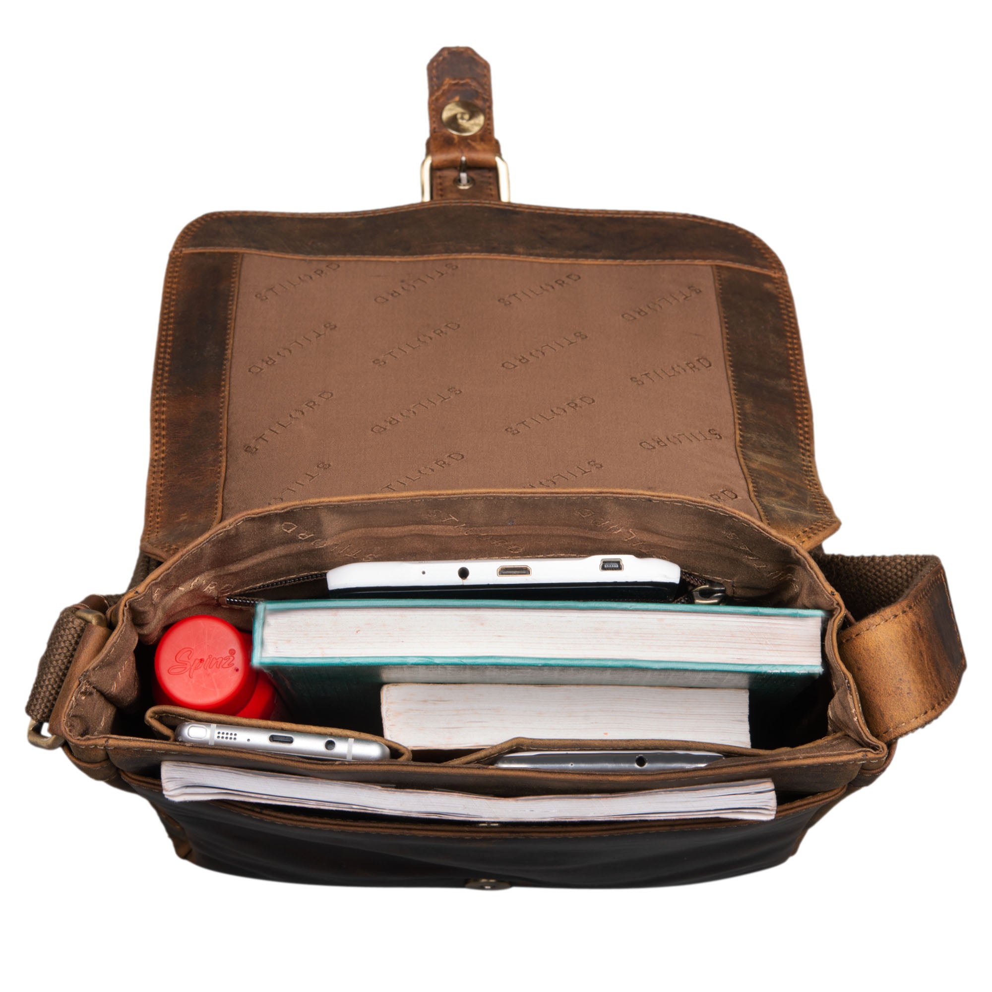 Herrentasche zum Umhängen Leder klein