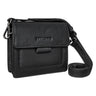 Damentasche Leder Handtasche schwarz