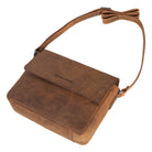 elegante Damentasche Leder braun