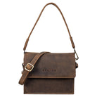 Partytasche leder braun
