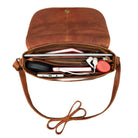 Damen Schultertasche Leder Klein 