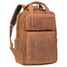 "Amos" Exklusiver Business Lederrucksack mit 17.3 Zoll Laptop-Fach Damen Herren