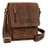 "Finn" Kleine Umhängetasche Herren Leder Messenger Bag Herrentasche