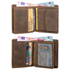 Leder Brieftasche Vintage braun