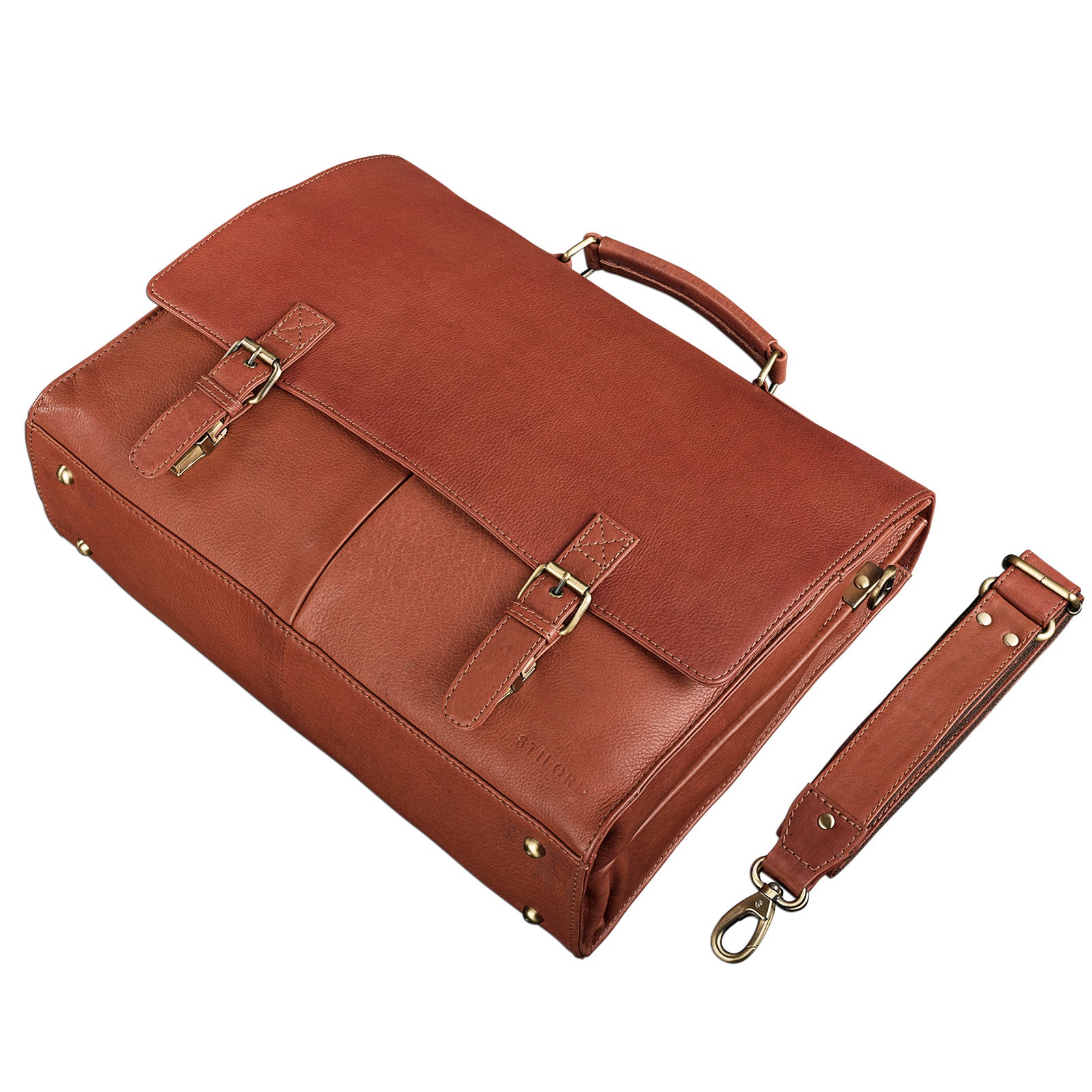Ledertasche abnhembarer Schultergurt