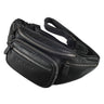 Echtleder Gürteltasche Schwarz 