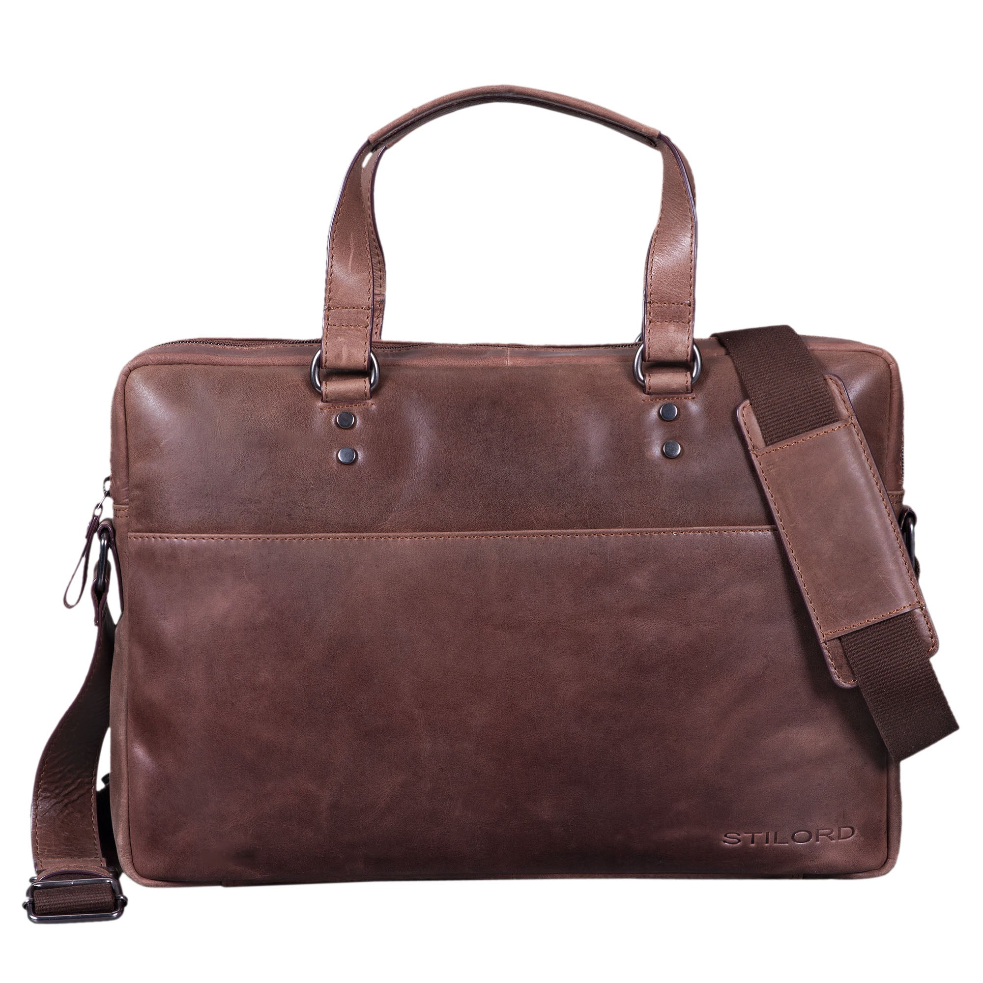 Herren Ledertasche Businesstasche XL