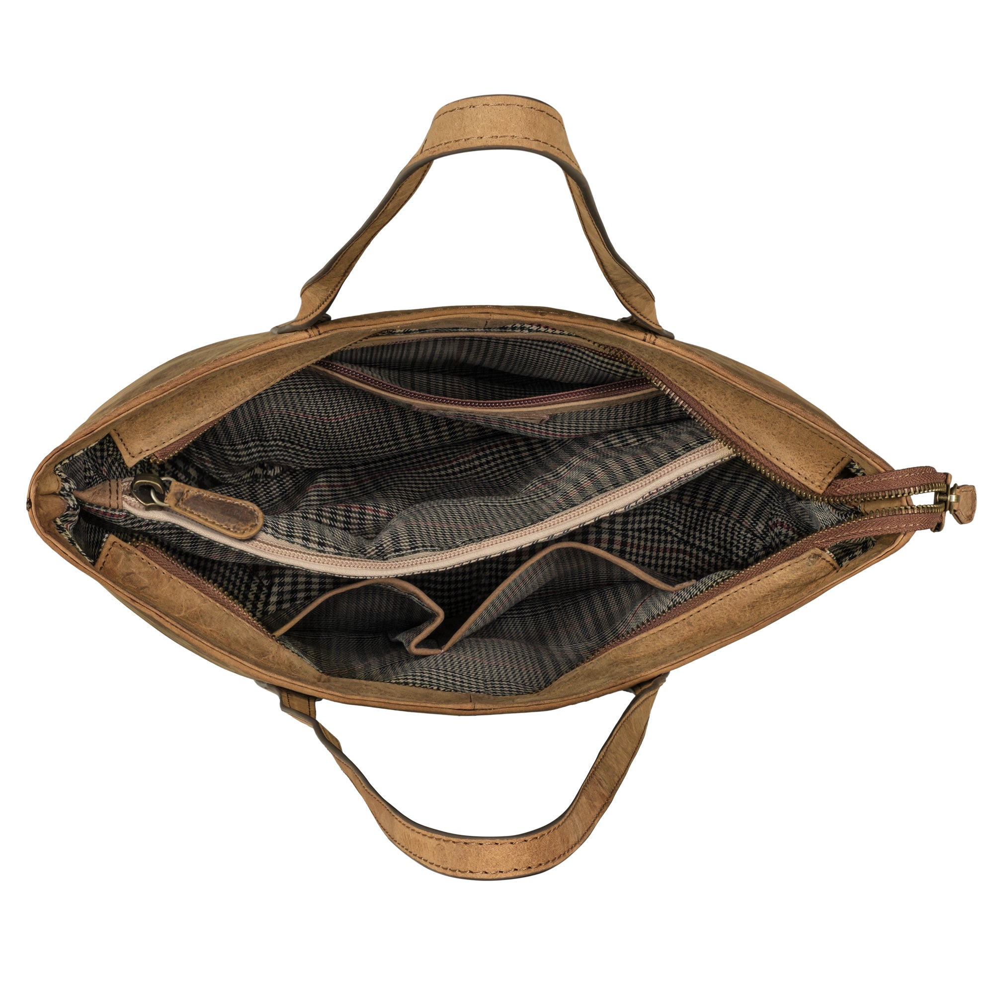 große Damen Handtasche mit vielen Fächern
