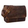 "Lonzo" Vintage Umhängetasche Büffel-Leder