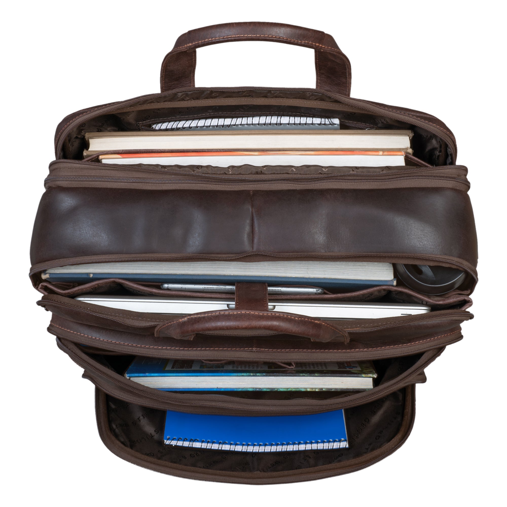 Ledertasche Herren Groß Braun