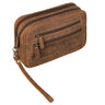 "Nero" Vintage Handgelenktasche Clutch Herren Echtleder