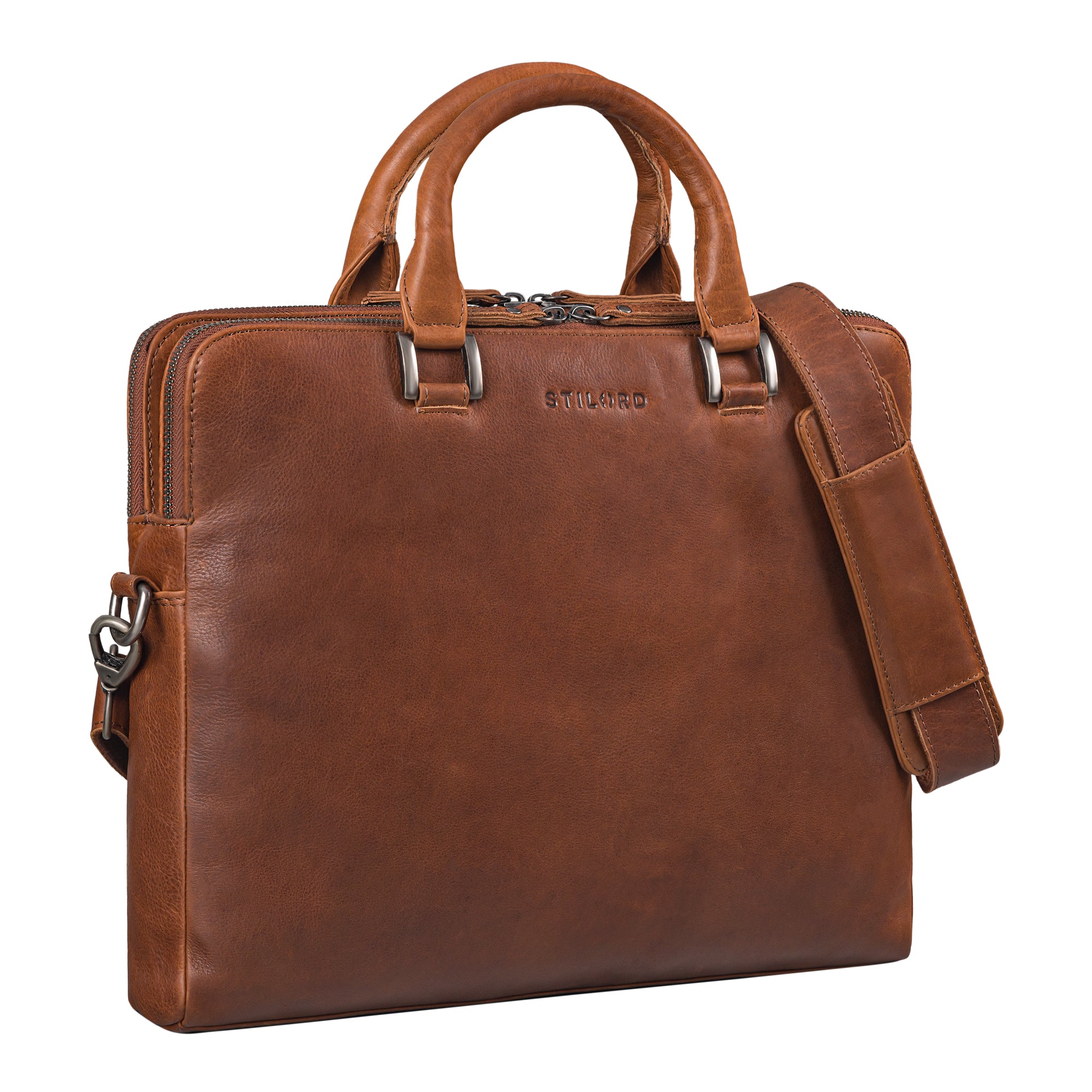 Notebook Tasche Leder Damen braun