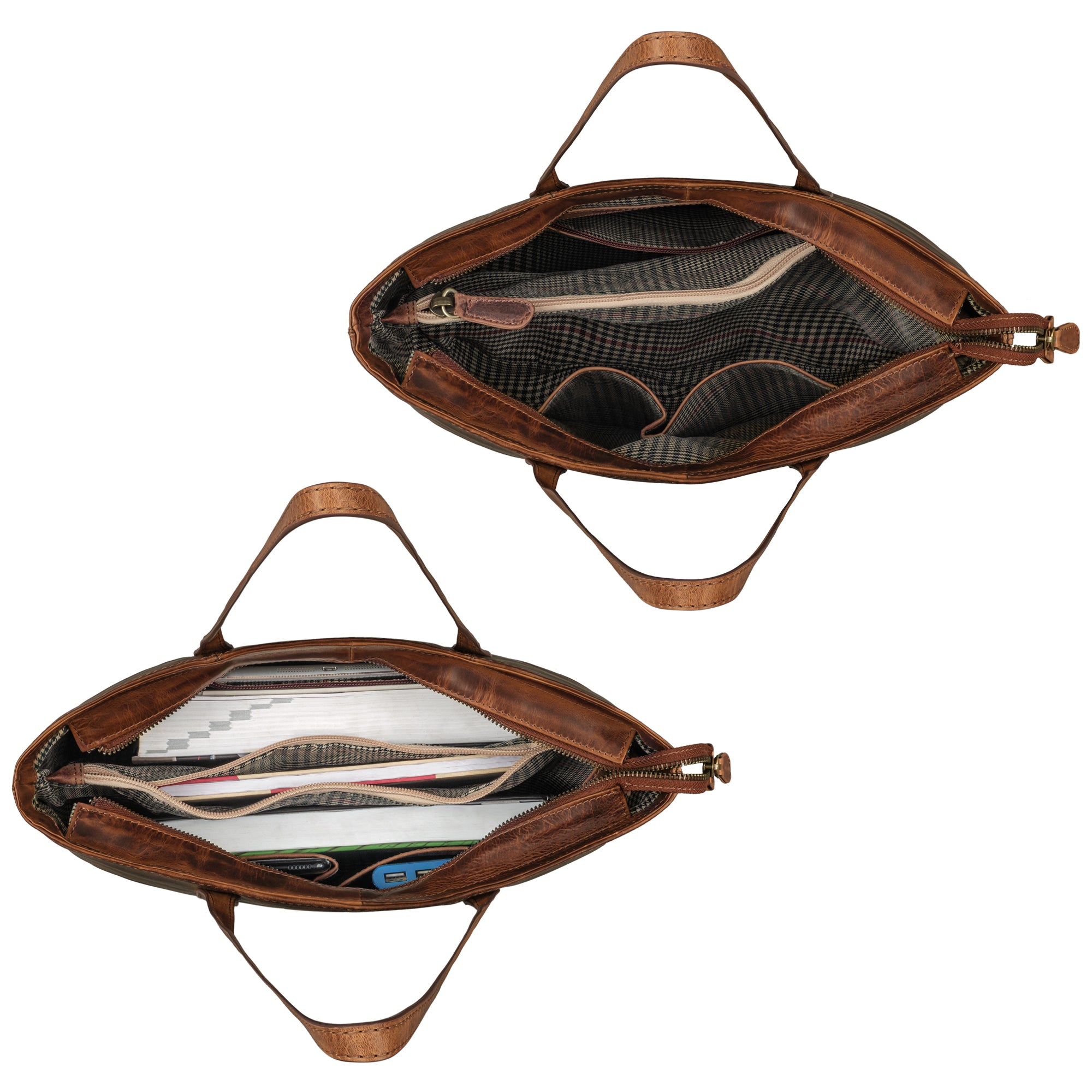 Handtasche Damen aus Leder