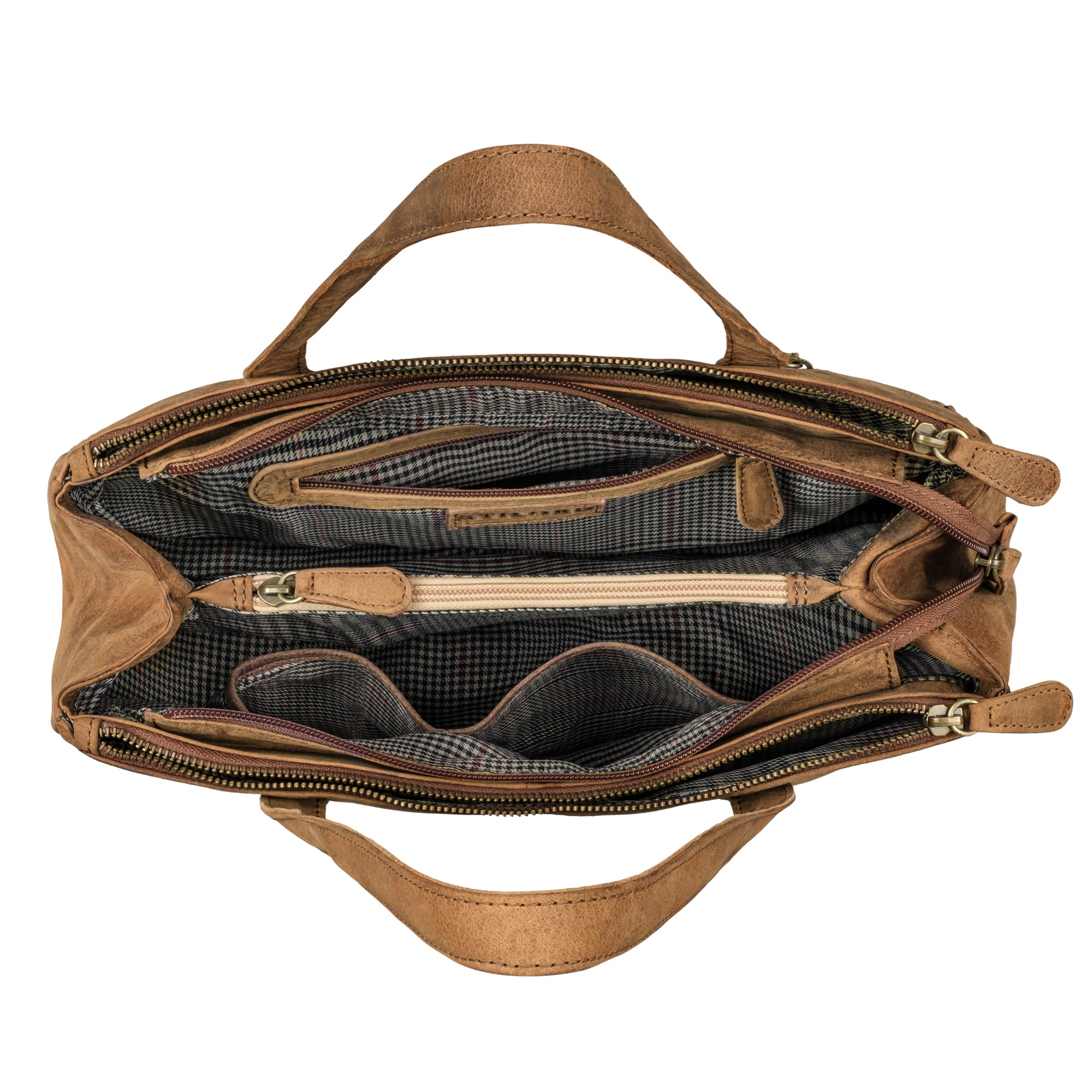 Handtasche Damen mit vielen Fächern
