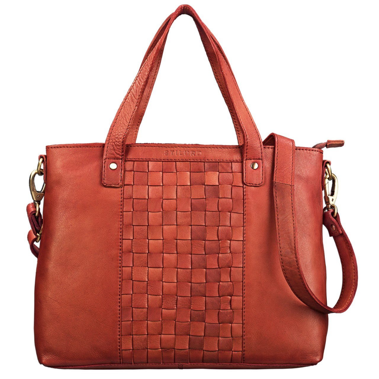 Damenhandtasche Leder braun