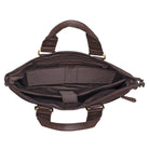 Laptoptasche klein Leder braun