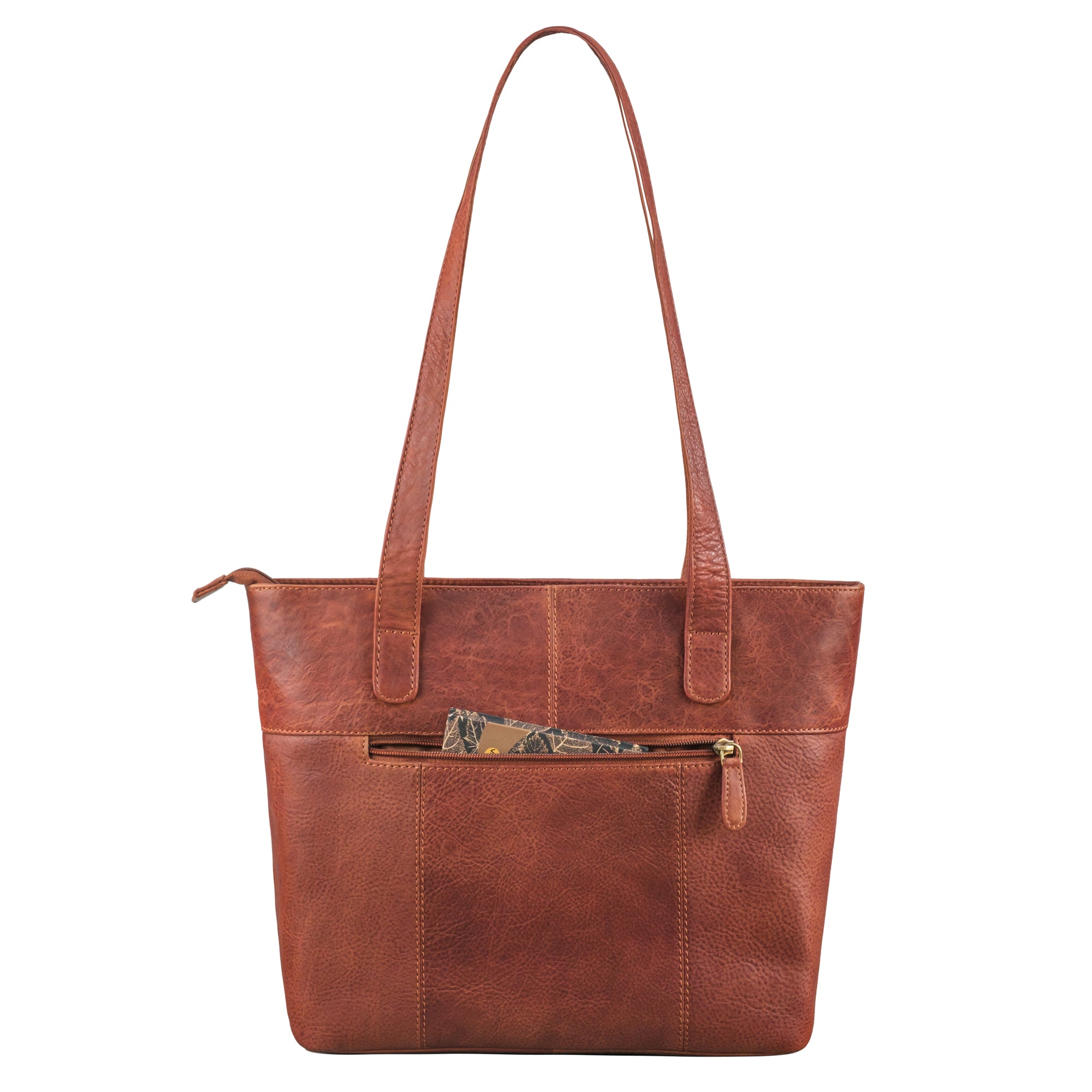 Henkeltasche für Damen aus Leder