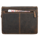 Herren Aktentasche Leder Vintage