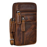 "Asher" Leder Brustbeutel Herren Vintage Gürteltasche zum Umhängen
