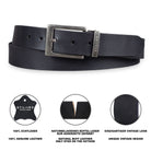 Leder Männer Gürtel schwarz