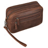 "Nero" Vintage Handgelenktasche Clutch Herren Echtleder
