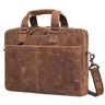 "Oslo" Laptoptasche 15.6 - 18 Zoll Herren Leder mit zwei Laptopfächern