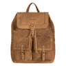 "Nora" Großer Lederrucksack Vintage für Damen und Herren