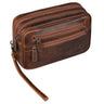 "Nero" Vintage Handgelenktasche Clutch Herren Echtleder