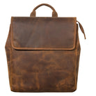 Leder rucksack herren braun