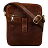 "Brent" Kleine Messenger Bag Leder
