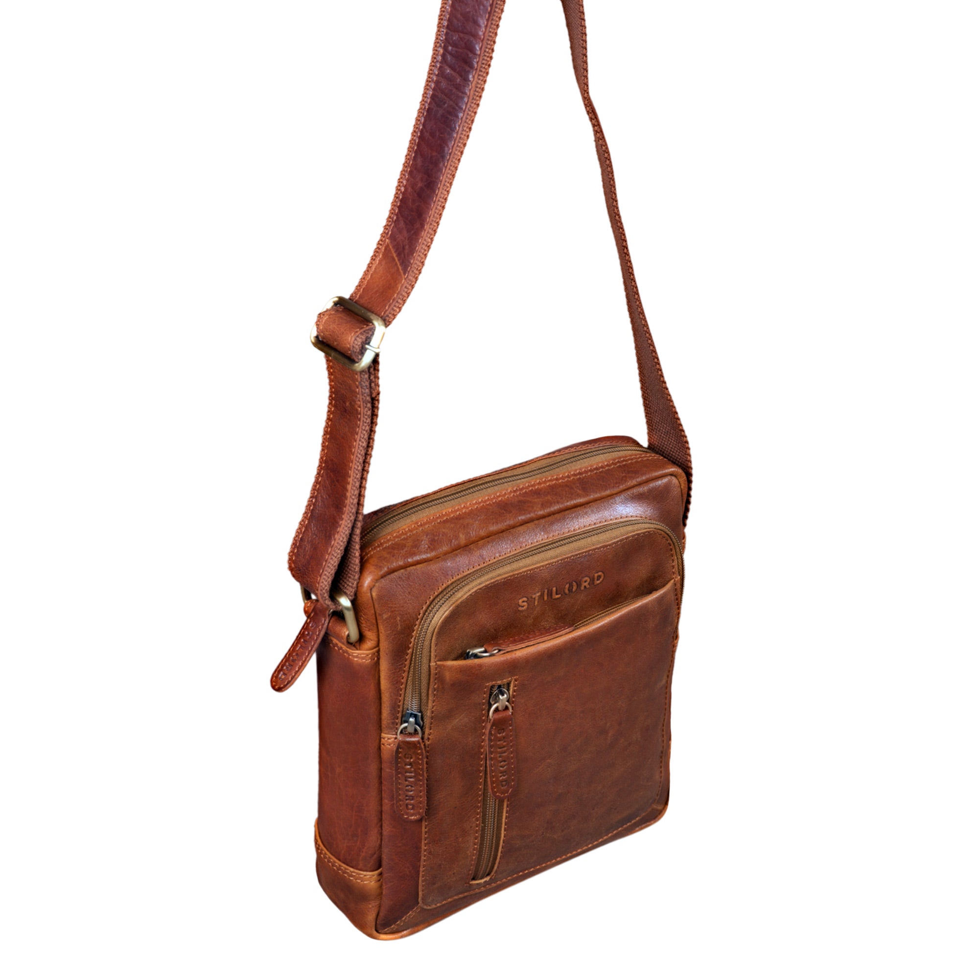 schultertasche echt-leder herren klein