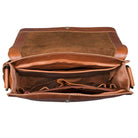 Leder Herren Umhängetasche Vintage braun