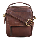Kleine Vintage Männertasche in Braun
