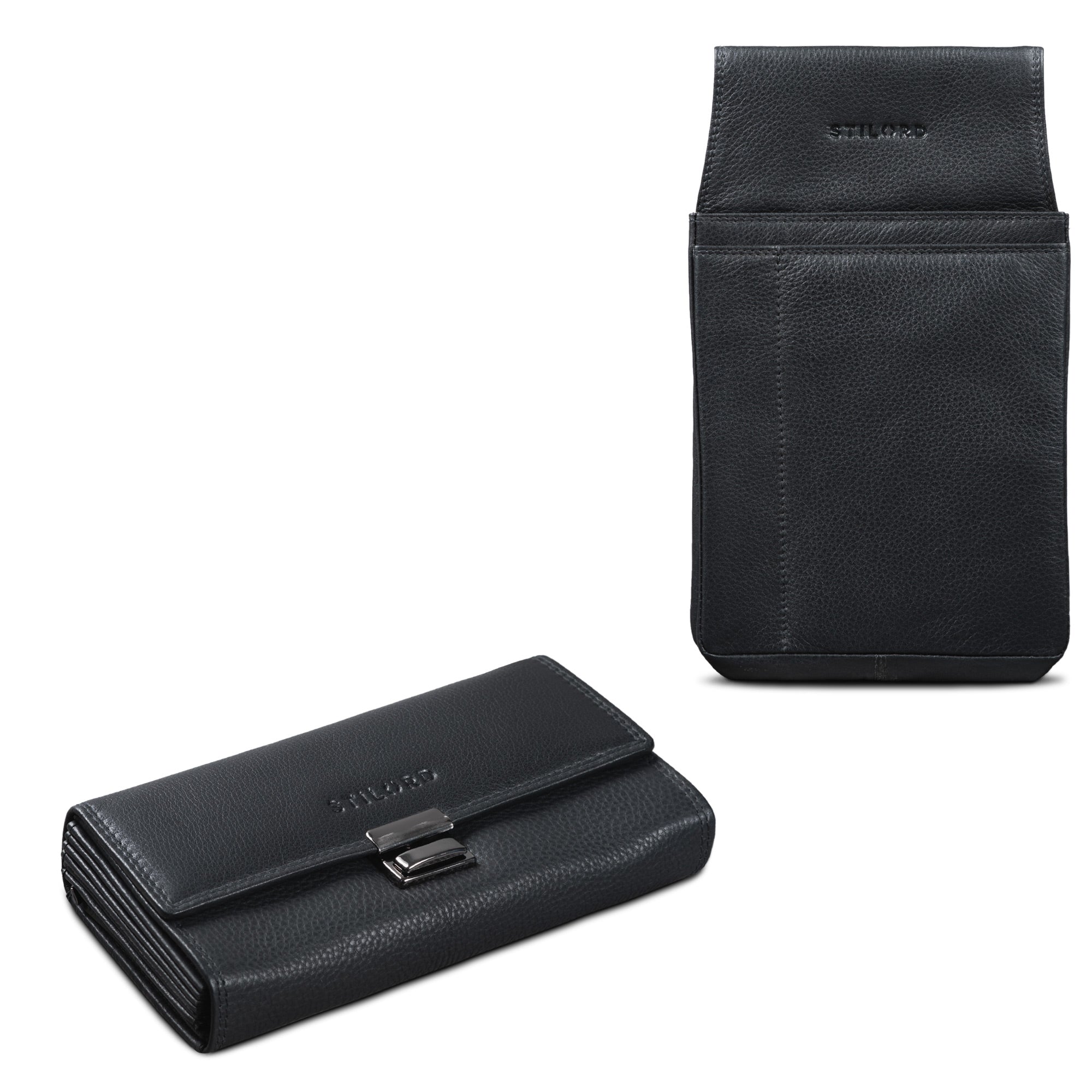 Holster mit Kellnerbörse klassisch schwarz