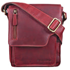 Damenhandtasche Echtleder rot
