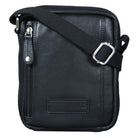 Schwarze Ledertasche klein