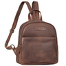 "Elonora" Vintage Leder Rucksack Tasche 2 in 1 Damen