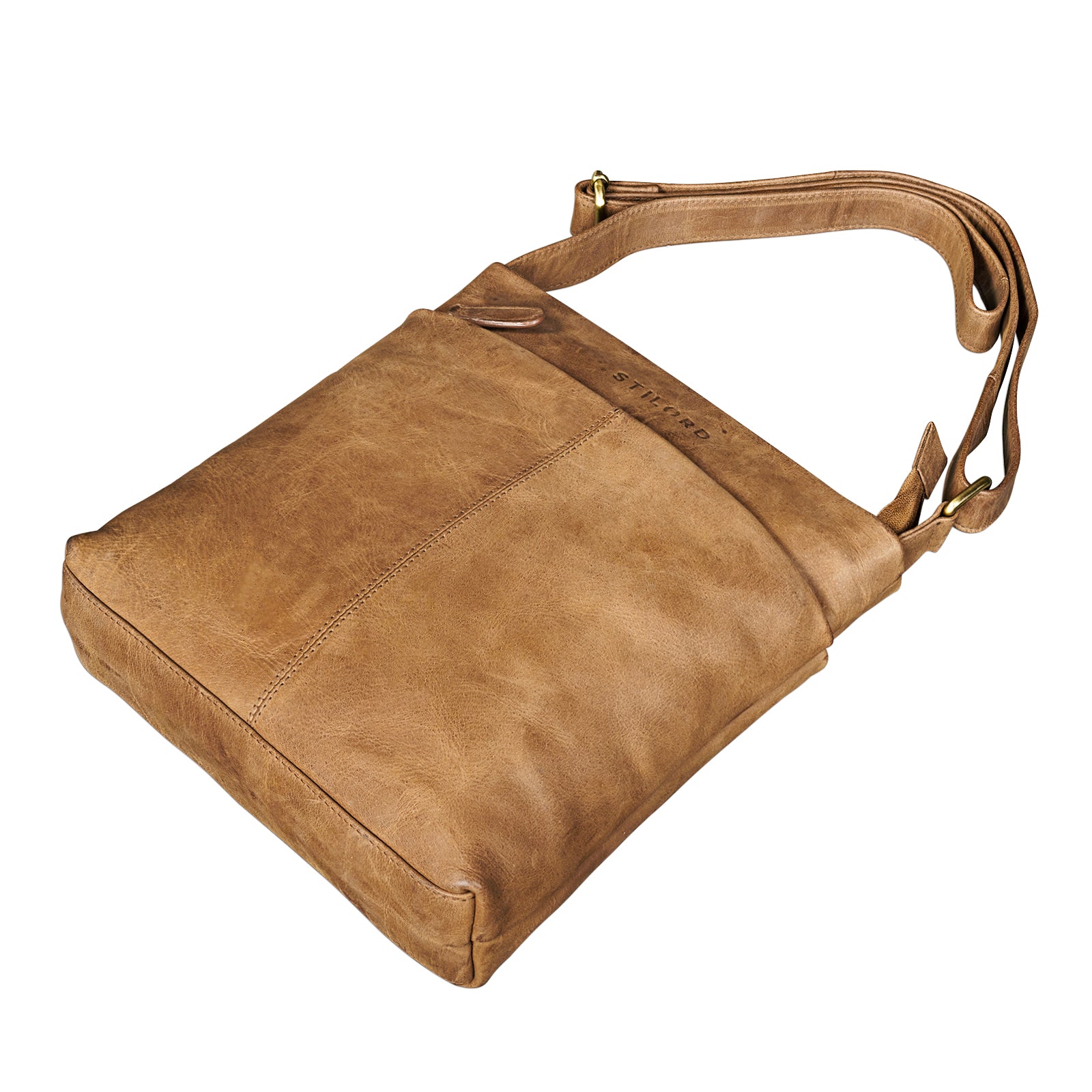 Kuriertasche braun klein