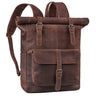 "Herakles" XL Leder Rolltop Rucksack 17 Zoll