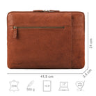 Laptop Sleeve für 17 Zoll aus Leder