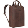 "Ingo" Schmaler Laptop Rucksack Leder Herren & Damen
