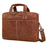 "Oslo" Laptoptasche 15.6 - 18 Zoll Herren Leder mit zwei Laptopfächern