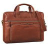 Aktentasche Herren Leder cognac