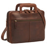 "Connell" Laptoptasche 13 Zoll  A4 Leder schmal für Damen und Herren